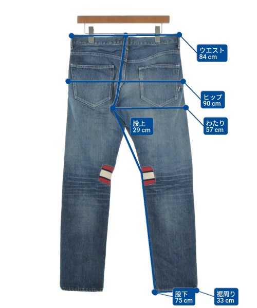 FACETASM（ファセッタズム）デニムパンツ 紺 サイズ:4(M位) メンズ/2200660810010