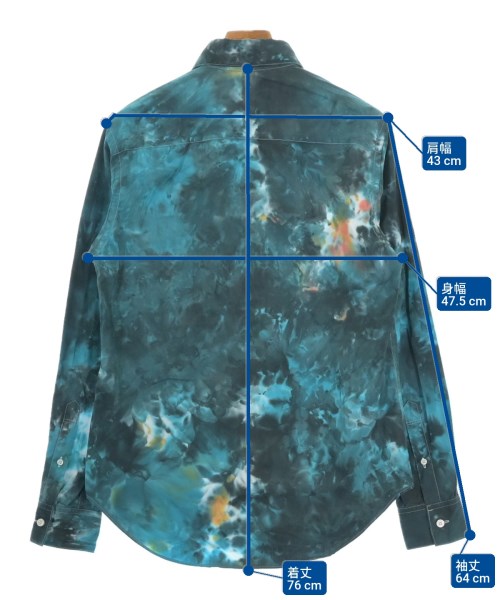 FACETASM（ファセッタズム）カジュアルシャツ 青 サイズ:4(M位) メンズ/2200661438060