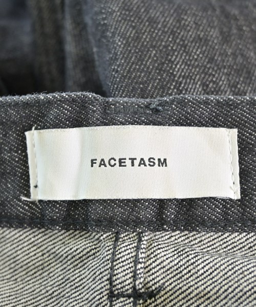 FACETASM（ファセッタズム）デニムパンツ 黒 サイズ:1(XXS位) メンズ/2200710804112