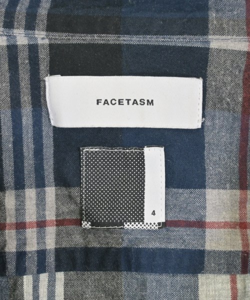 FACETASM（ファセッタズム）カジュアルシャツ 紺 サイズ:4(M位) メンズ/2200712961028