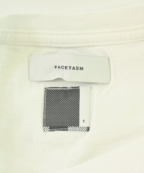 FACETASM（ファセッタズム）Tシャツ・カットソー 白 サイズ:1(S位) メンズ/2200714978161