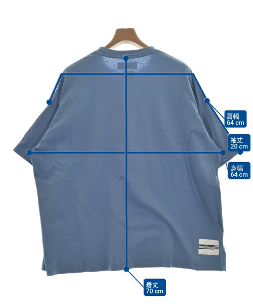 FACETASM（ファセッタズム）Tシャツ・カットソー 青 サイズ:1(M位) メンズ/2200702750076