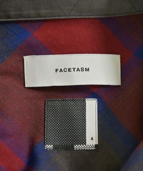 FACETASM（ファセッタズム）カジュアルシャツ 赤 サイズ:4(M位) メンズ/2200706756180