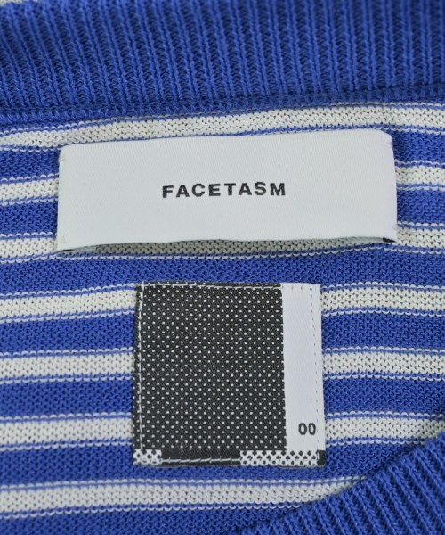 FACETASM（ファセッタズム）ニット・セーター 青 サイズ:00(F) メンズ/2200665656163
