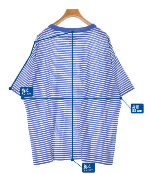 FACETASM（ファセッタズム）ニット・セーター 青 サイズ:00(F) メンズ/2200665656163