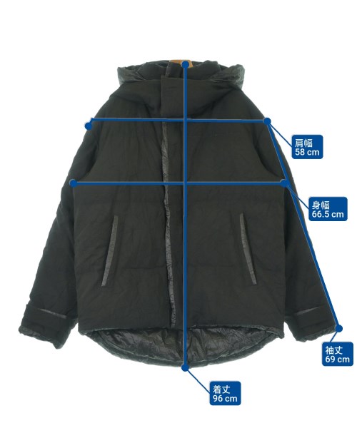 FACETASM（ファセッタズム）ダウンジャケット/ダウンベスト 黒 サイズ:4(M位) メンズ/2200672071010