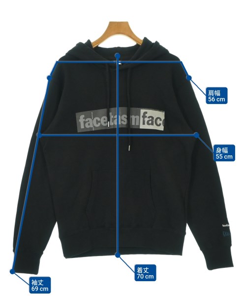 FACETASM（ファセッタズム）パーカー 黒 サイズ:L メンズ/2200692043059