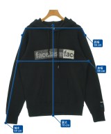 FACETASM（ファセッタズム）パーカー 黒 サイズ:L メンズ/2200692043059
