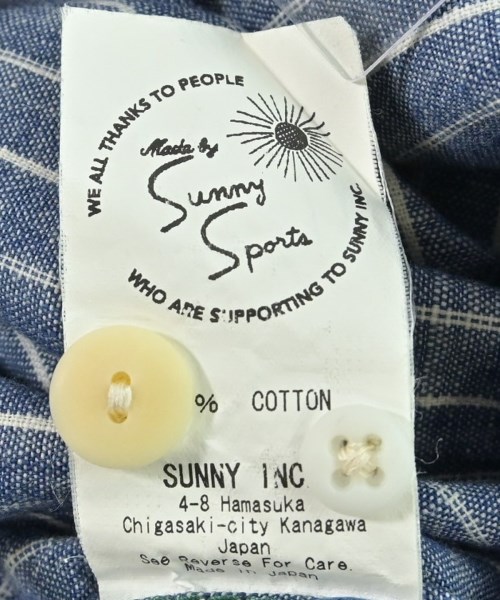 SUNNY SPORTS（サニースポーツ）カジュアルシャツ 青 サイズ:40(M位) メンズ/2200552997027