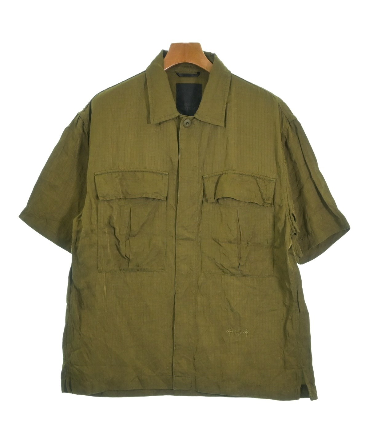 TATRAS タトラス カジュアルシャツ L カーキ 【古着】【中古】【送料無料】 TATRAS（タトラス）カジュアルシャツ カーキ サイズ:3(L位) メンズ
