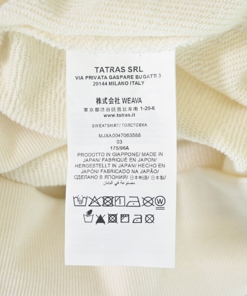 TATRAS（タトラス）スウェット 白 サイズ:3(L位) メンズ/2200680412010