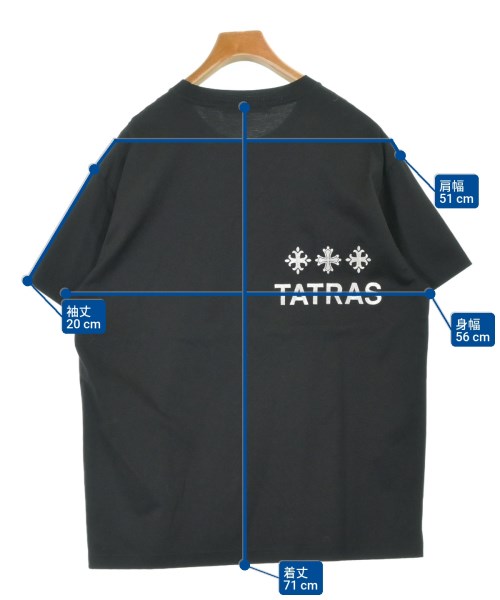 TATRAS（タトラス）Tシャツ・カットソー 黒 サイズ:03(L位) メンズ/2200660324043