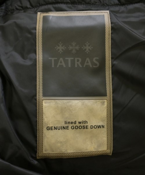 TATRAS（タトラス）ダウンジャケット/ダウンベスト 黒 サイズ:4(XL位) メンズ/2200703754028