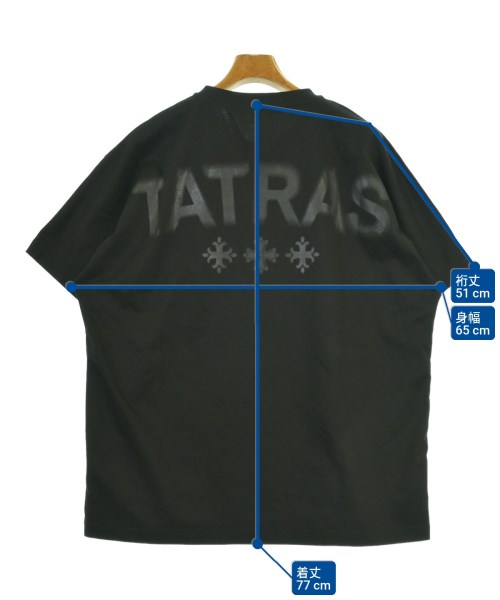 TATRAS（タトラス）Tシャツ・カットソー 黒 サイズ:03(L位) メンズ/2200672114045