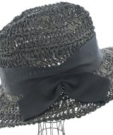 BEAMS（ビームス）ストローハット 黒 サイズ:- レディース/2200629542082