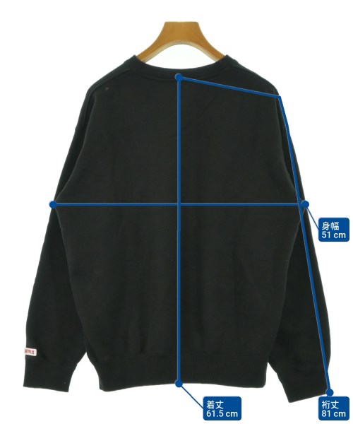 BEAMS（ビームス）スウェット 黒 サイズ:S レディース/2200630861127