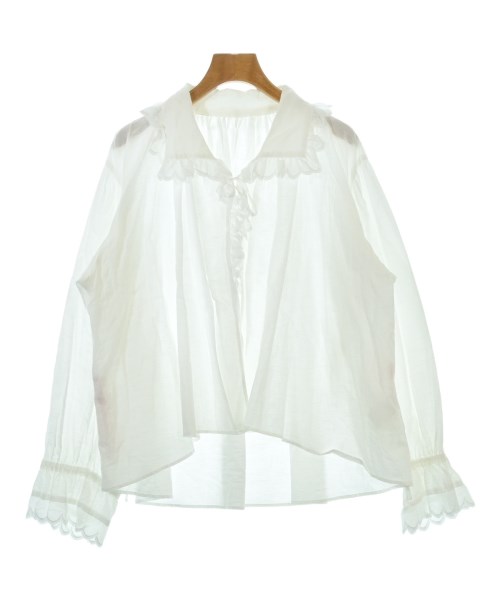 BEAMS(ビームス)ブラウス 白 サイズ:1(S位)/2200663714025