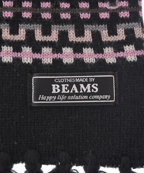 BEAMS（ビームス）マフラー 黒 サイズ:- レディース/2200723143048