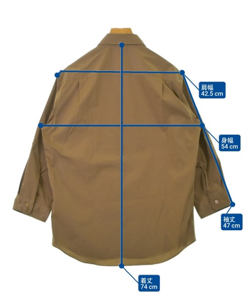 EDIFICE（エディフィス）カジュアルシャツ 茶 サイズ:L レディース/2200641959134