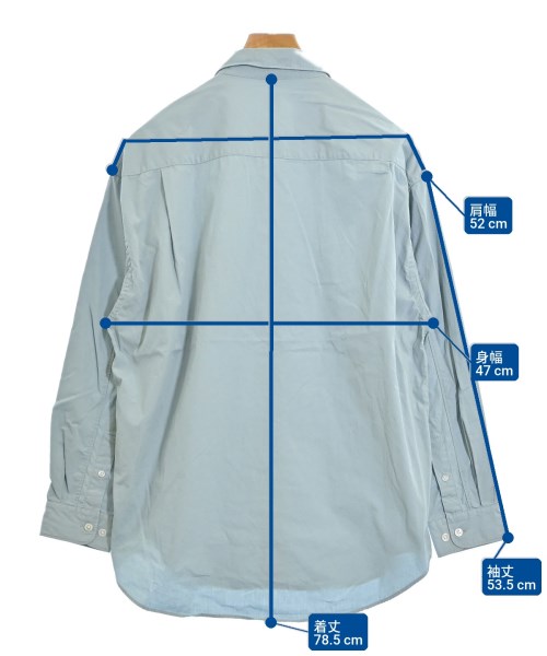 EDIFICE（エディフィス）カジュアルシャツ 青 サイズ:S レディース/2200660071169