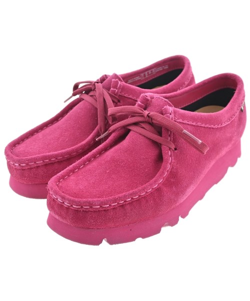 clarks(クラークス)モカシン/デッキシューズ ピンク サイズ:6(24cm位)/2200651570138