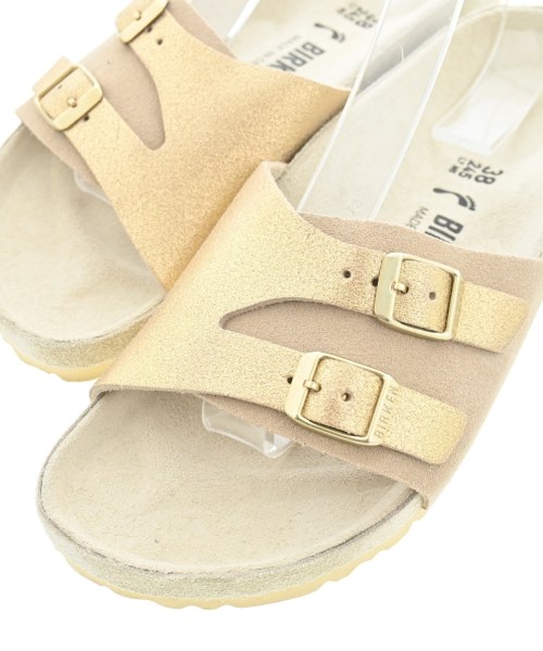 BIRKENSTOCK（ビルケンシュトック）サンダル ゴールド サイズ:24.5cm レディース/2200657978273