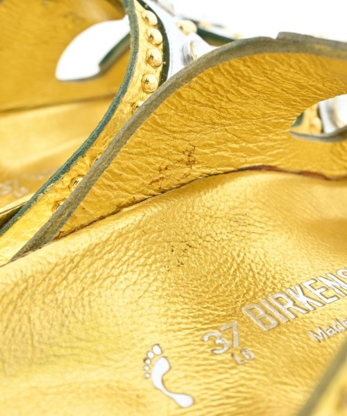 BIRKENSTOCK（ビルケンシュトック）サンダル ゴールド サイズ:37(24cm位) レディース/2200702332197