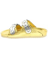 BIRKENSTOCK（ビルケンシュトック）サンダル ゴールド サイズ:37(24cm位) レディース/2200702332197
