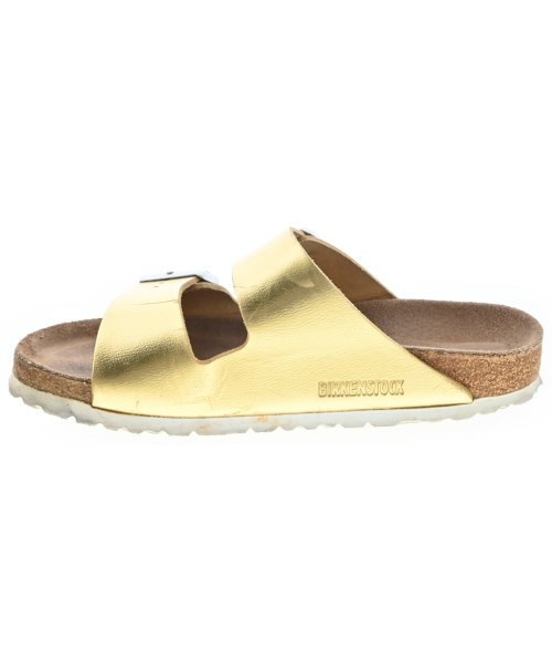 BIRKENSTOCK（ビルケンシュトック）サンダル ゴールド サイズ:24.5cm レディース/2200720160314