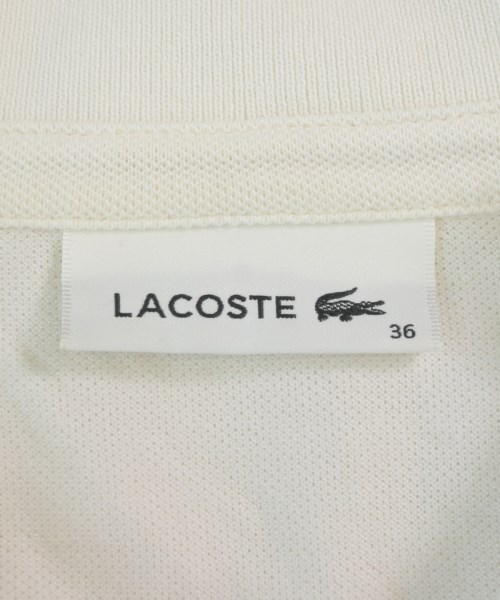 LACOSTE（ラコステ）ポロシャツ 白 サイズ:36(XS位) レディース/2200619091118