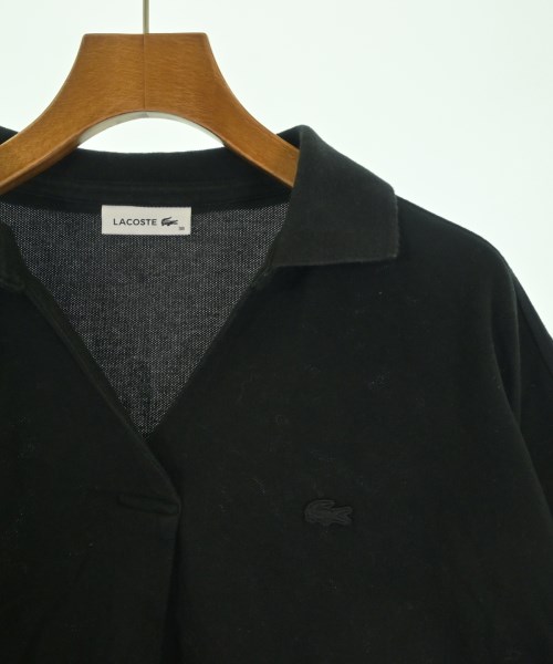 LACOSTE（ラコステ）ポロシャツ 黒 サイズ:38(S位) レディース/2200635320049