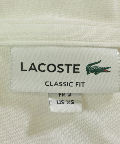 LACOSTE（ラコステ）Tシャツ・カットソー 白 サイズ:2(S位) レディース/2200631575085