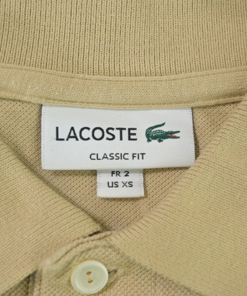 LACOSTE（ラコステ）ポロシャツ ベージュ サイズ:2(S位) レディース/2200640131050