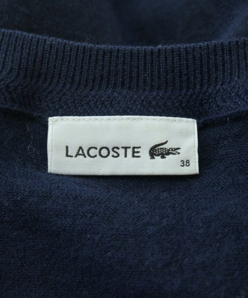 LACOSTE（ラコステ）ニット・セーター 紺 サイズ:38(S位) レディース/2200625382057