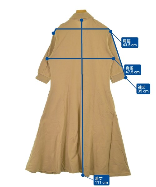 LACOSTE（ラコステ）ワンピース ベージュ サイズ:36(XS位) レディース/2200625697106