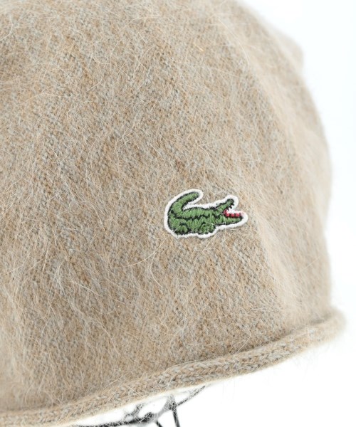 LACOSTE（ラコステ）ニットキャップ・ビーニー ベージュ サイズ:F レディース/2200631333111