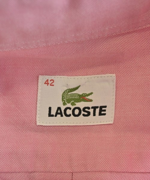 LACOSTE（ラコステ）カジュアルシャツ ピンク サイズ:42(L位) レディース/2200643830165