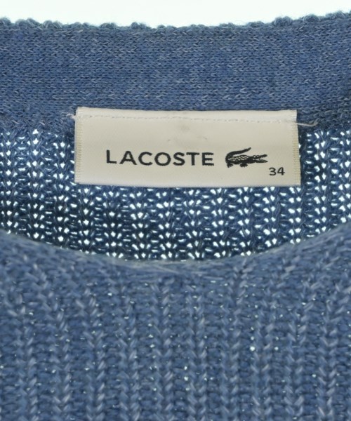 LACOSTE（ラコステ）ニット・セーター 青 サイズ:34(XS位) レディース/2200613216043