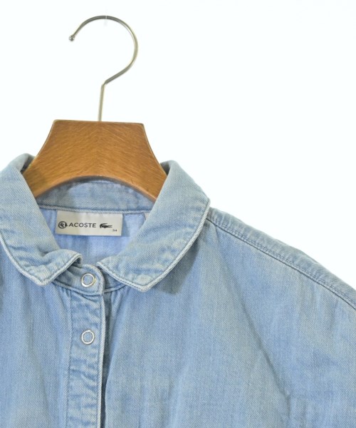 LACOSTE（ラコステ）カジュアルシャツ 青 サイズ:34(XXS位) レディース/2200624835011