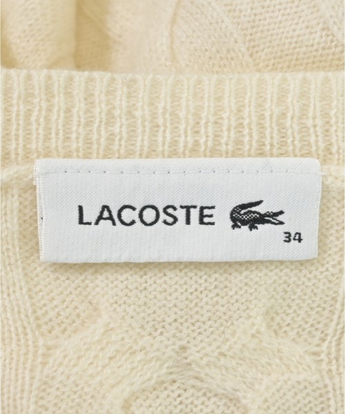 LACOSTE（ラコステ）カーディガン 白 サイズ:34(XXS位) レディース/2200623933015