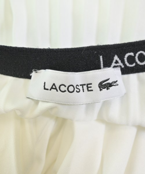 LACOSTE（ラコステ）ロング・マキシ丈スカート 白 サイズ:S レディース/2200614909050