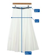 LACOSTE（ラコステ）ロング・マキシ丈スカート 白 サイズ:S レディース/2200614909050