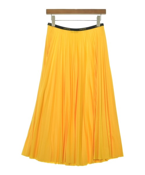 LACOSTE（ラコステ）ロング・マキシ丈スカート 黄 サイズ:S レディース/2200614909067