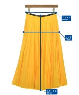 LACOSTE（ラコステ）ロング・マキシ丈スカート 黄 サイズ:S レディース/2200614909067