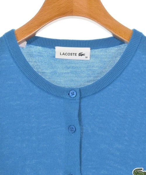 LACOSTE（ラコステ）カーディガン 青 サイズ:38(S位) レディース/2200614909210