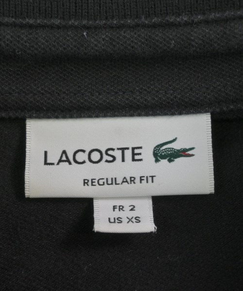 LACOSTE（ラコステ）ポロシャツ 黒 サイズ:2(S位) レディース/2200632565023