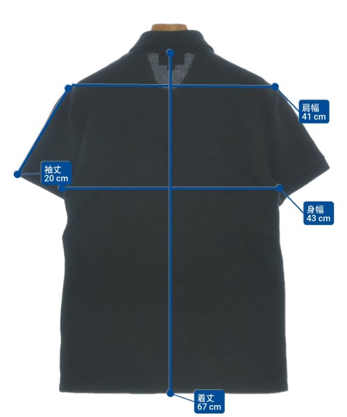 LACOSTE（ラコステ）ポロシャツ 黒 サイズ:2(S位) レディース/2200632565023