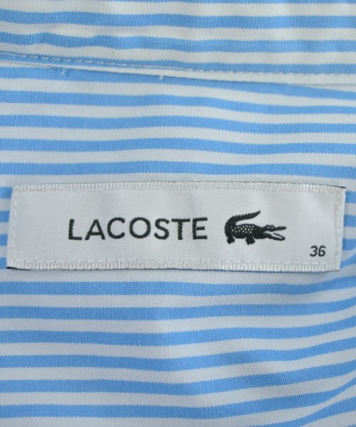 LACOSTE（ラコステ）カジュアルシャツ 青 サイズ:36(XS位) レディース/2200609233061
