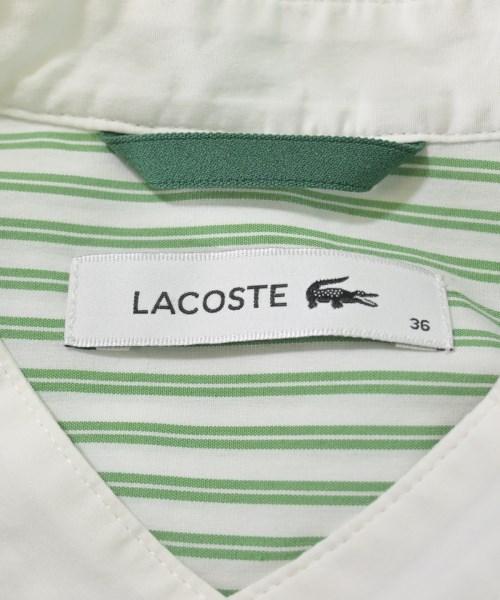 LACOSTE（ラコステ）シャツワンピース 白 サイズ:36(XS位) レディース/2200609233078
