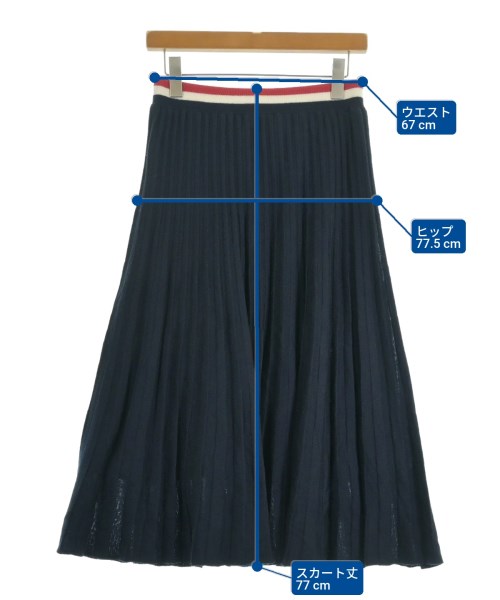 LACOSTE（ラコステ）ロング・マキシ丈スカート 紺 サイズ:36(XS位) レディース/2200617460022